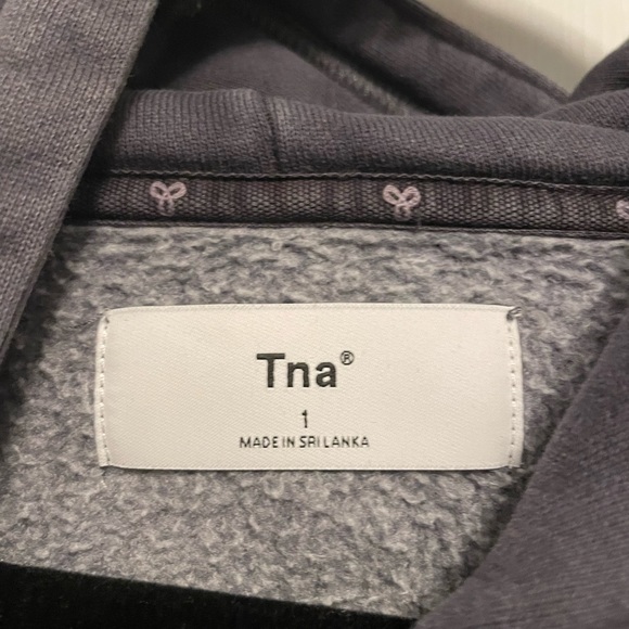 Tna Cozy Fleece Boyfriend Cropped Hoodie - Picture 3 of 4